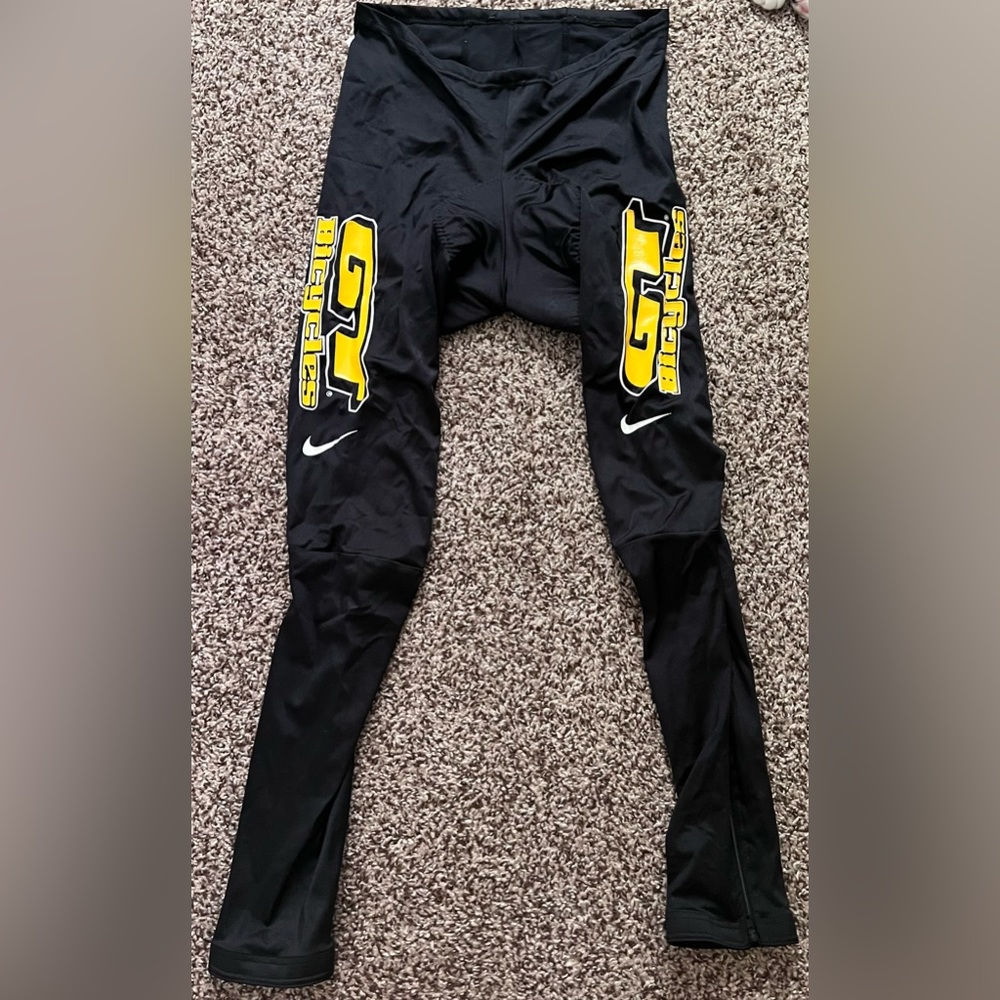Vintage Nike GT Bicycle Cycling Tights Padded BMX Pants Italy SE 90s Racing L